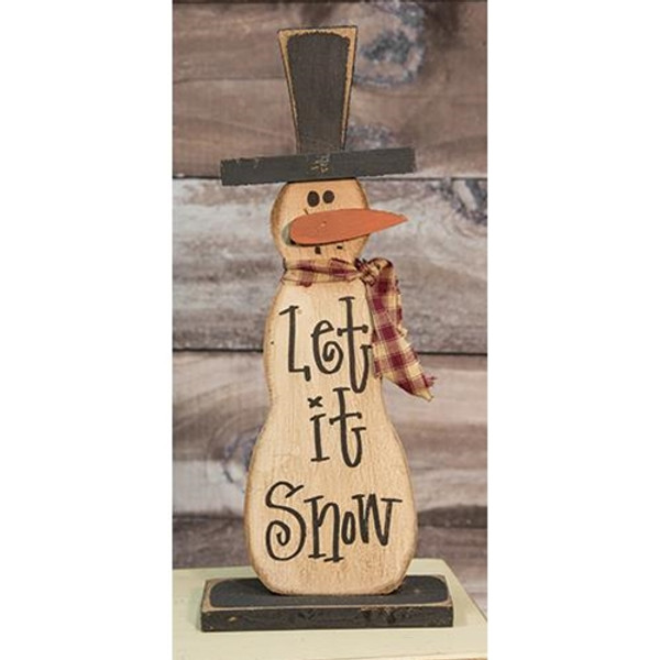 Skinny Let It Snowman On Base G17409 By CWI Gifts