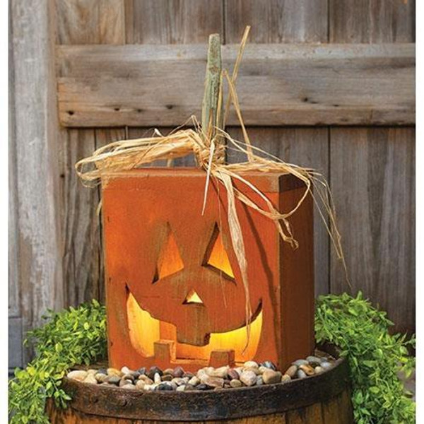 Jack O Lantern Light Box W/Black Cord And 7W Bulb G19309 By CWI Gifts