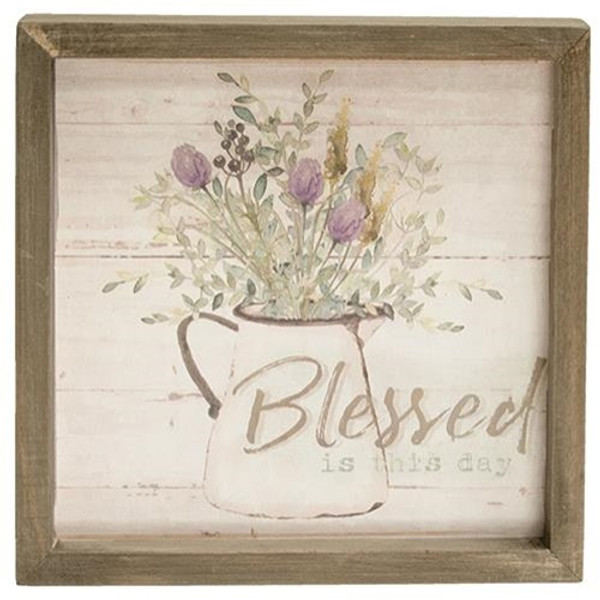 Grateful Heart Framed Sign Asst. (Pack Of 3) G34309 By CWI Gifts