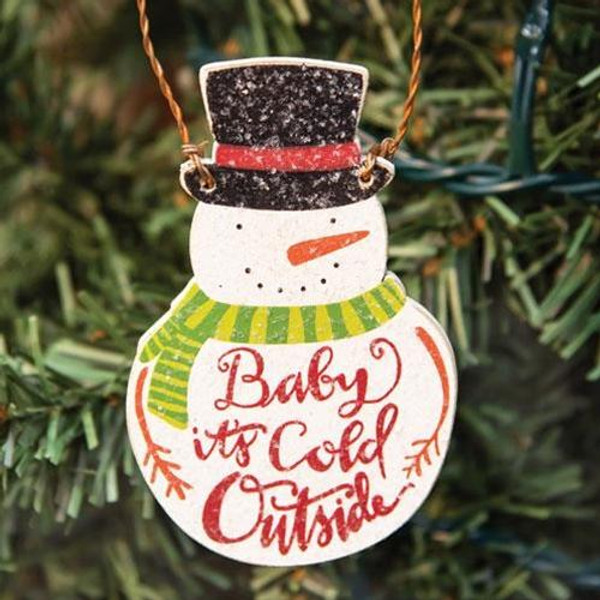 Baby It'S Cold Outside Snowman Ornament G39665 By CWI Gifts