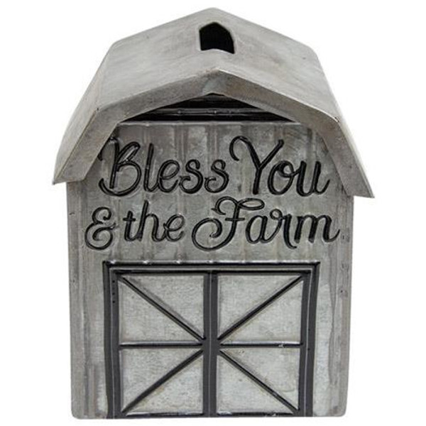 Bless You And The Farm Tissue Box G60280 By CWI Gifts