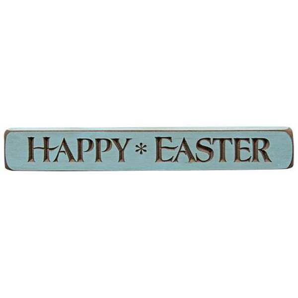 Happy Easter Engraved Block 12" G8289 By CWI Gifts