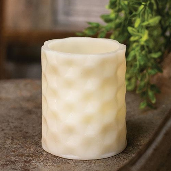 Geometric Pillar Candle 3" X 3.5" G84691 By CWI Gifts