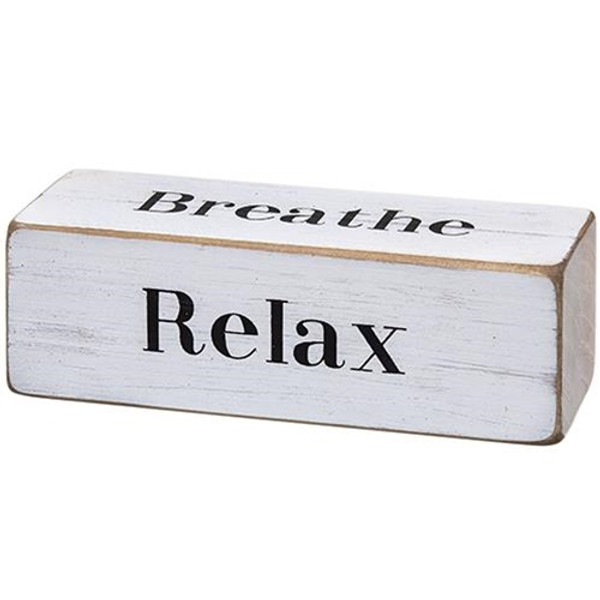 *Relax Four-Sided Block G90556 By CWI Gifts