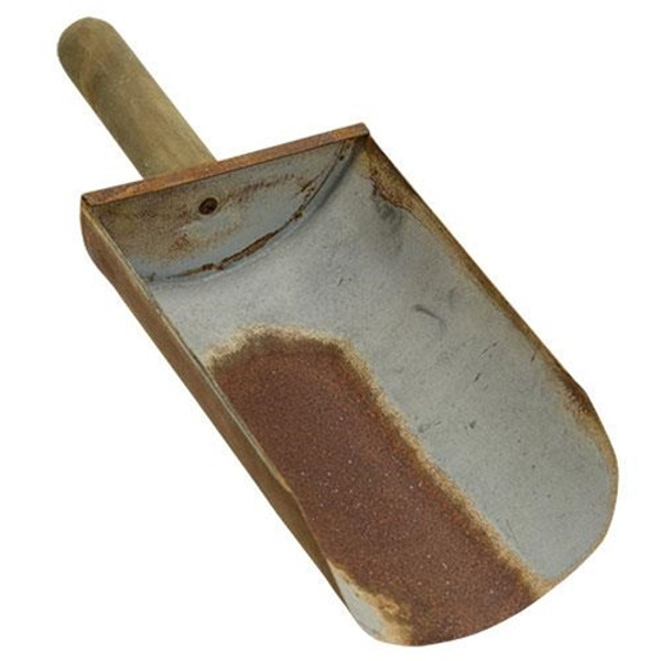 Washed Galvanized Garden Scoop G9872AG By CWI Gifts