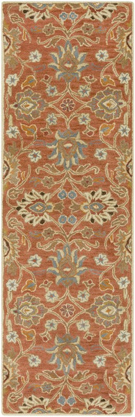 Surya Caesar Hand Tufted Orange Rug CAE-1107 - 3' x 12'