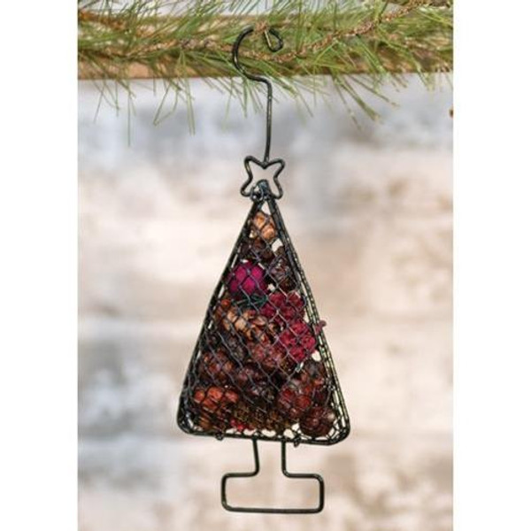 Wire Tree Ornament W/Walk In The Woods Potpourri GB247 By CWI Gifts