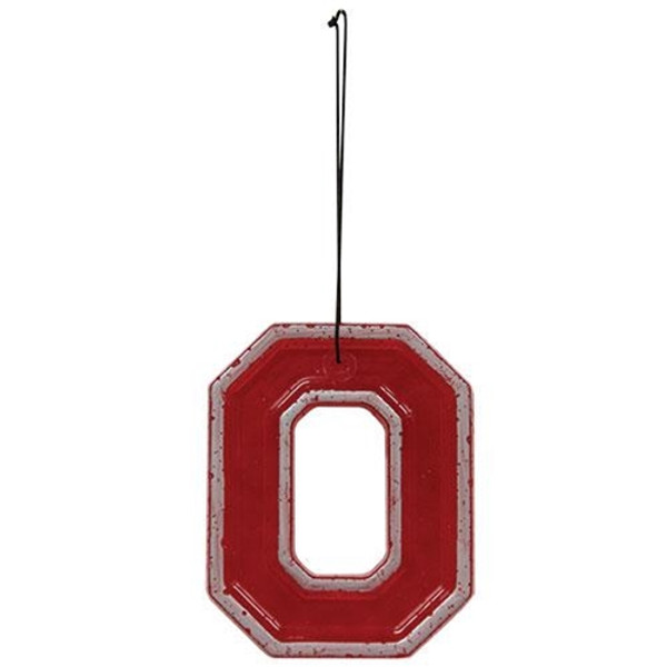 Ohio Block Letter "O" Air Freshener Cinnamon GBL7 By CWI Gifts