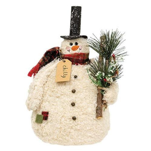 Chilly Snowman Doll GCS37636 By CWI Gifts