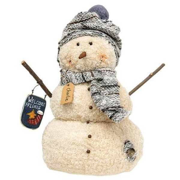 Charlie Snowman Doll GCS37640 By CWI Gifts