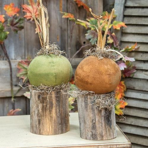 Small Pumpkin Stump GDA83 By CWI Gifts
