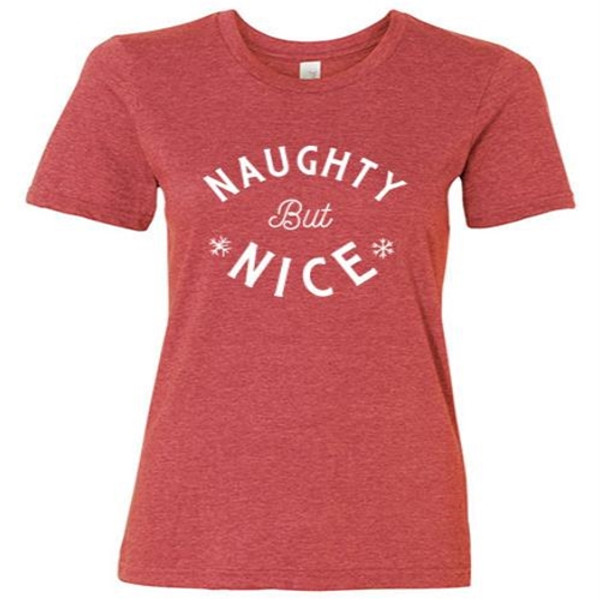 Naughty But Nice T-Shirt Heather Red Xxl GL01XXL By CWI Gifts