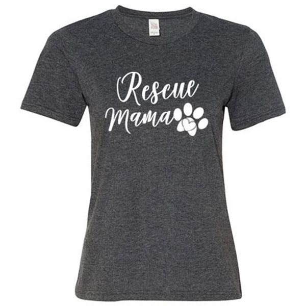 *Rescue Mama T-Shirt Heather Dark Gray Small GL03S By CWI Gifts