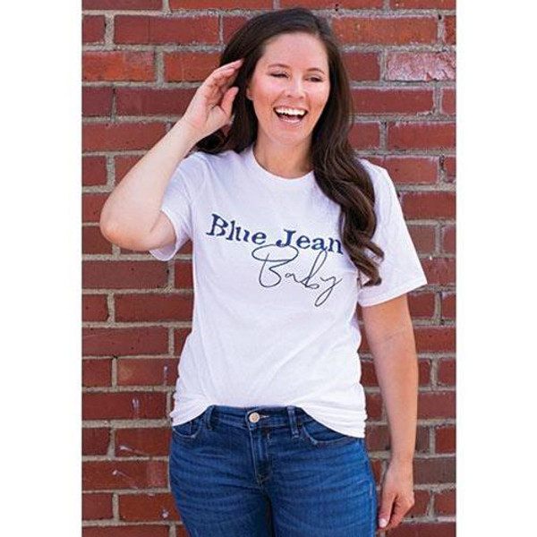 Blue Jean Baby T-Shirt White Small GL19S By CWI Gifts