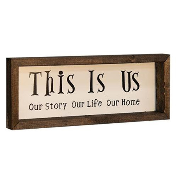 This Is Us Sign GSC23 By CWI Gifts