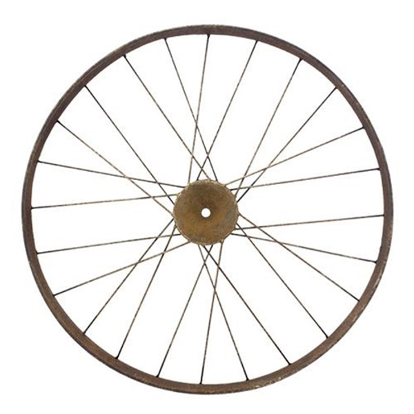 Large Antiqued Bike Wheel GTMA87709 By CWI Gifts