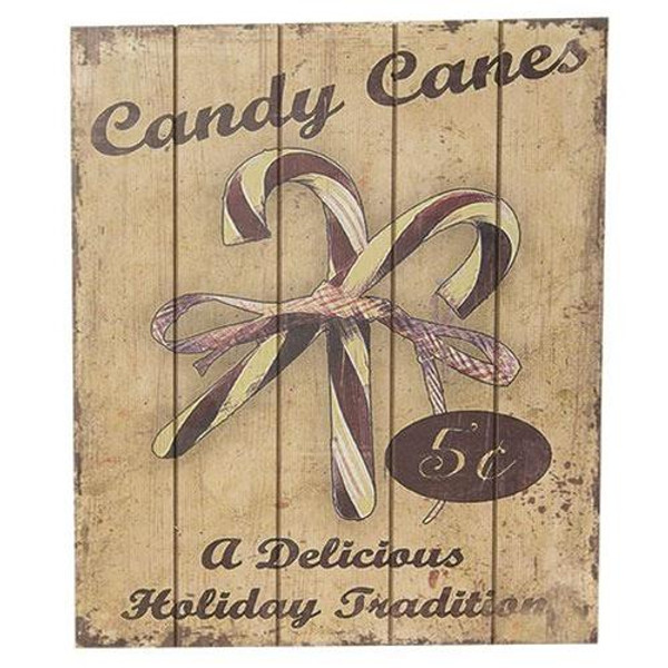 Candy Canes 5 Cents Sign GTWX89029 By CWI Gifts