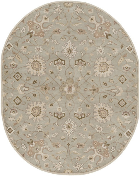 Surya Caesar Hand Tufted White Rug CAE-1121 - 8' x 10' Oval