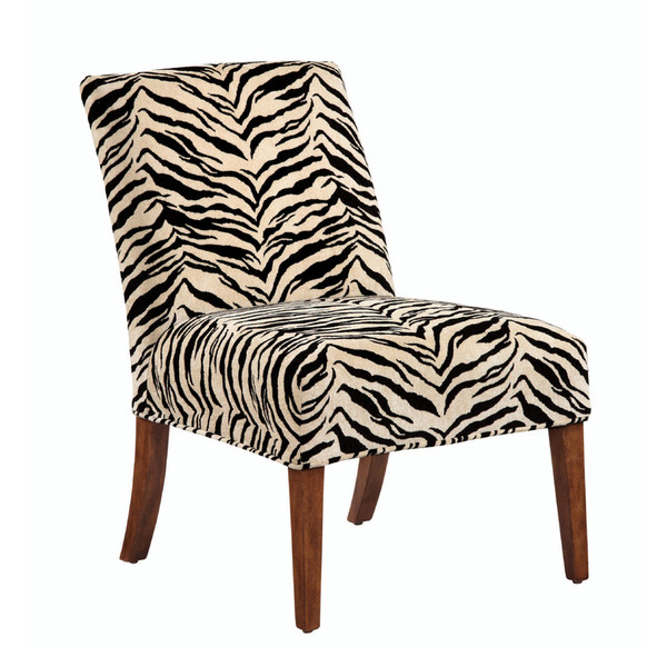 Zebra Slipper Chair Cover 6091504 By Sterling