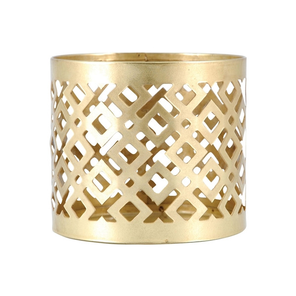 Pomeroy Spc-Lattis Candle Sleeve Gold 687259
