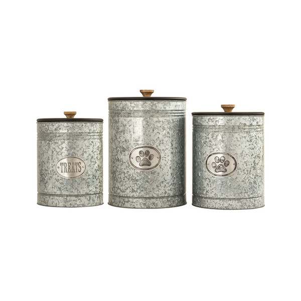 Pomeroy Pawell Set Of 3 Pet Canisters 771750
