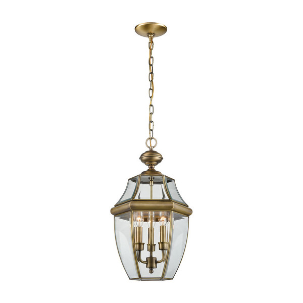 Thomas Ashford 3-Light Hanging Lantern In Antique Brass - Large 8603Eh/89