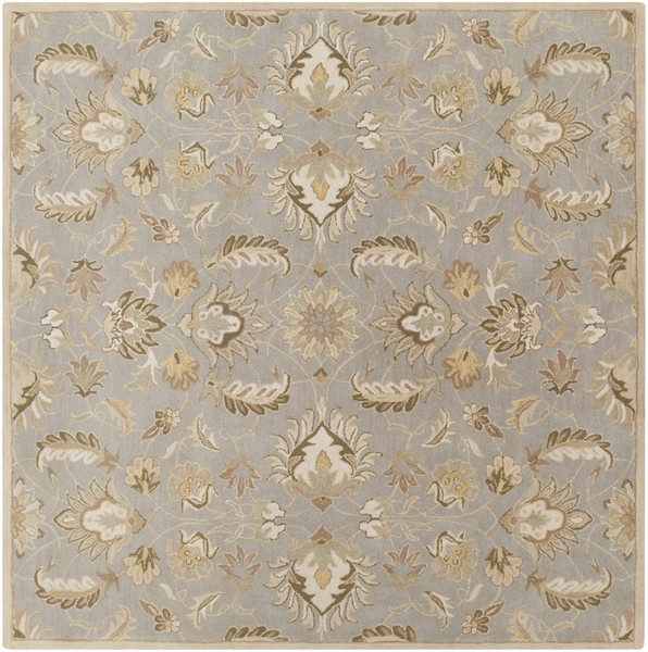 Surya Caesar Hand Tufted Gray Rug CAE-1140 - 6' Square