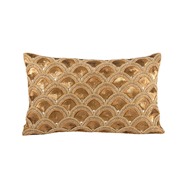 Pomeroy Gilded Scallops 20X12 Pillow - Cover Only 904684