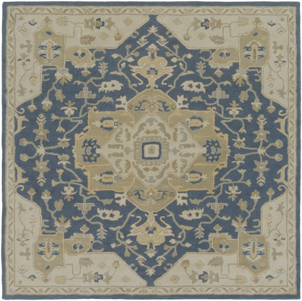 Surya Caesar Hand Tufted Blue Rug CAE-1145 - 9'9" Square