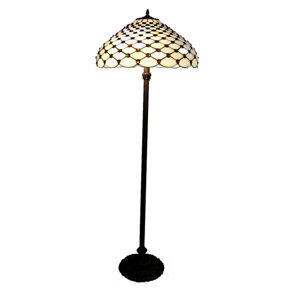 Homeroots Tiffany-Style Jewel Floor Lamp 233729