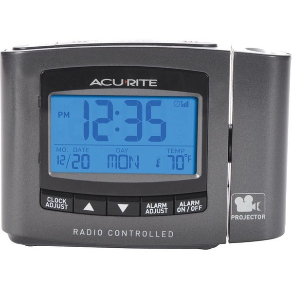 Acurite Atomic Projection Clock With Indoor Temperature 13239A1 By Chaney