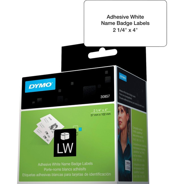 Dymo Labelwriter Adhesive Name Badges 30857 By Newell