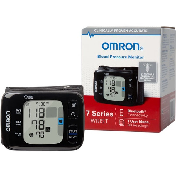 Omron 7 Series Wireless Wrist Blood Pressure Monitor BP6350 By Omron Healthcare