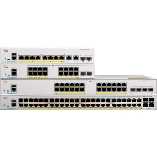 Cisco Catalyst C1000-16P Ethernet Switch C100016PE2GL By Cisco Systems