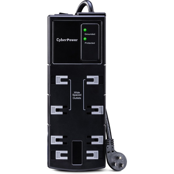 Cyberpower Csb806 Essential 8-Outlets Surge Suppressor 6Ft Cord CSB806 By CyberPower Systems