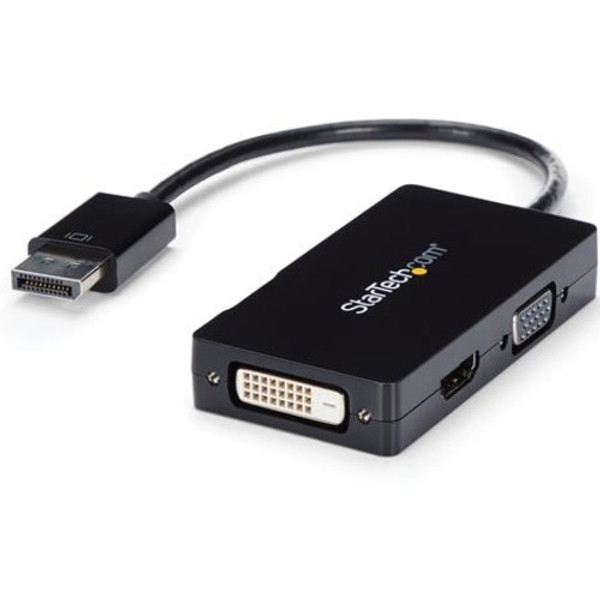 Startech.Com Travel A/V Adapter: 3-In-1 Displayport To Vga Dvi Or Hdmi Converter DP2VGDVHD By StarTech