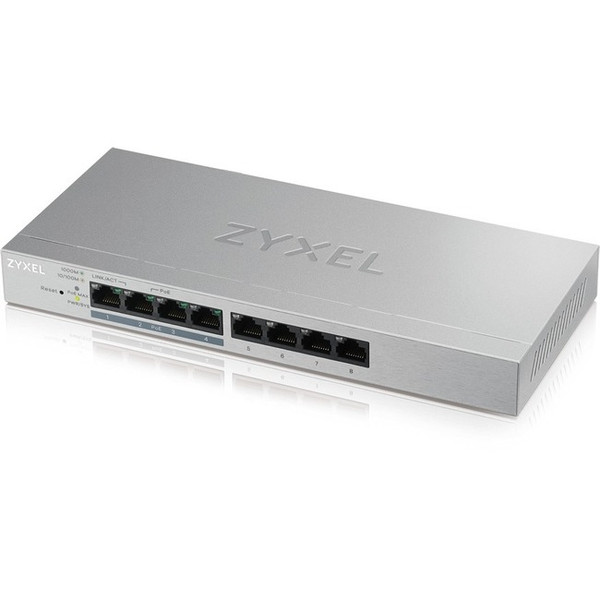 Zyxel 8-Port Gbe Web Managed Poe Switch GS12008HP By ZYXEL