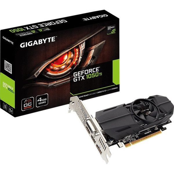 Gigabyte Ultra Durable 2 Gv-N105Toc-4Gl Geforce Gtx 1050 Ti Graphic Card - 4 Gb Gddr5 - Low-Profile GVN105TOC4GL By GIGABYTE Technology