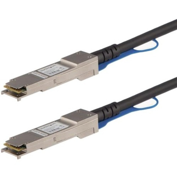 Startech.Com Hp Jg326A Compatible Qsfp+ Direct-Attach Twinax Cable - 1 M (3.3 Ft.) - 40 Gbps - Passive Dac Copper Cable - Rj45 Mini-Gbic Cable JG326AST By StarTech