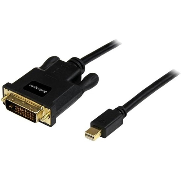 Startech.Com 6 Ft Mini Displayport To Dvi Adapter Converter Cable - Mini Dp To Dvi 1920X1200 - Black MDP2DVIMM6B By StarTech