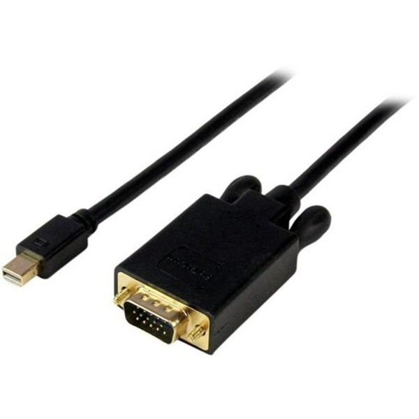 Startech.Com 6 Ft Mini Displayport To Vga Adapter Converter Cable - Mdp To Vga 1920X1200 - Black MDP2VGAMM6B By StarTech