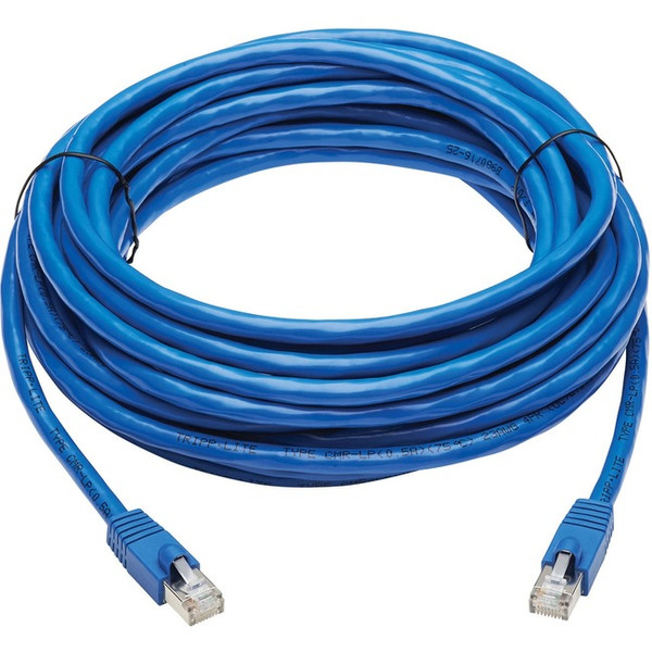 Tripp Lite Cat6A Patch Cable F/Utp Snagless W/ Poe 10G Cmr-Lp Blue M/M 30Ft N261P030BL By Tripp Lite