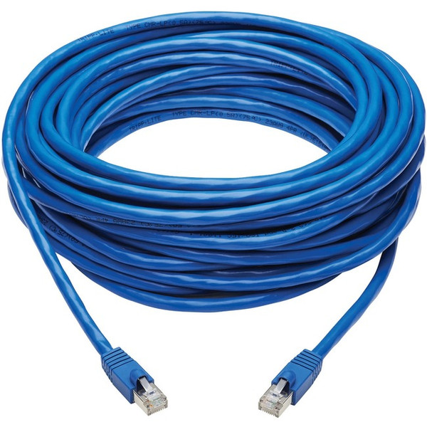 Tripp Lite Cat6A Patch Cable F/Utp Snagless W/ Poe 10G Cmr-Lp Blue M/M 50Ft N261P050BL By Tripp Lite