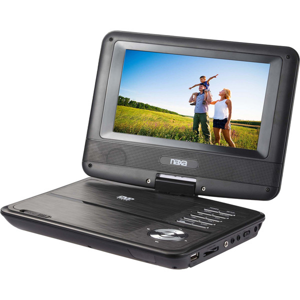 Naxa Npd-703 Portable Dvd Player - 7" Display - Black NPD703 By Naxa Electronics