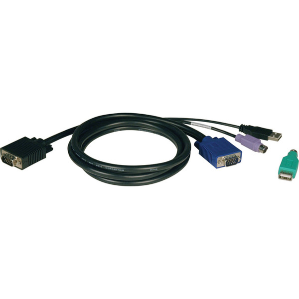 Tripp Lite 10Ft Usb / Ps2 Cable Kit For Kvm Switches B040 / B042 Series Kvms P780010 By Tripp Lite