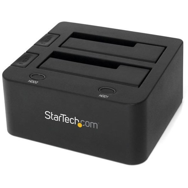 Startech.Com Usb 3.0 Dual Hard Drive Docking Station With Uasp For 2.5/3.5In Ssd / Hdd - Sata 6 Gbps SDOCK2U33 By StarTech