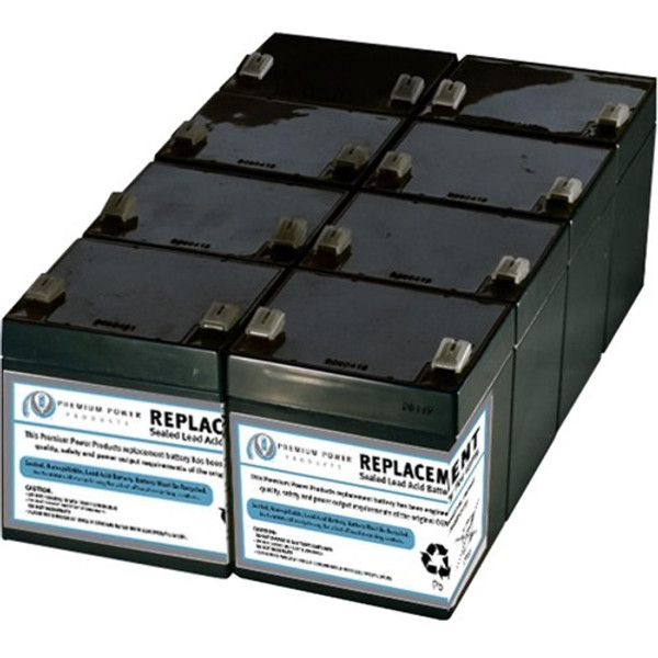 Ereplacements Compatible Sealed Lead Acid Battery Replaces Apc Sla43, Apc Rbc43, For Use In Apc Smart-Ups Dla2200Rmi2U SLA43ER By eReplacements