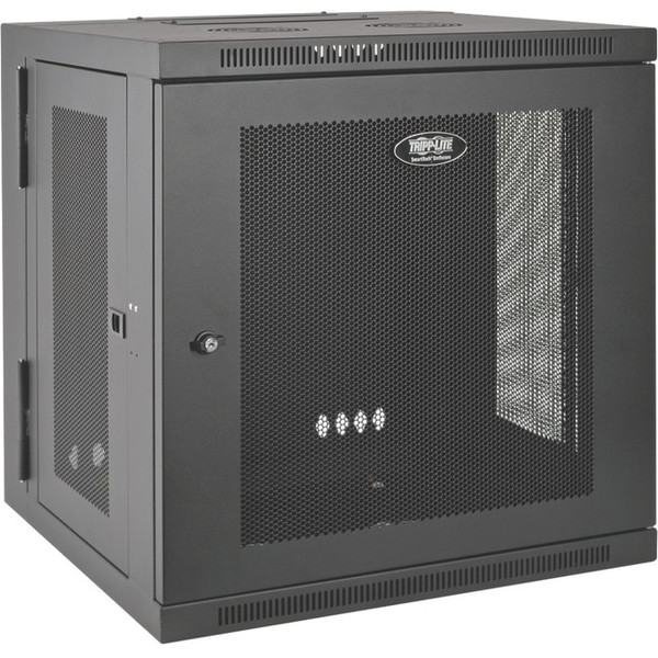 Tripp Lite 10U Wall Mount Rack Enclosure Server Cabinet Hinged W/ Door & Sides SRW10US By Tripp Lite