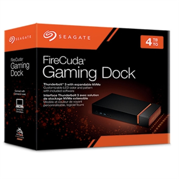 4Tb Firecuda Pc Gaming Dock STJF4000400 By Seagate Retail