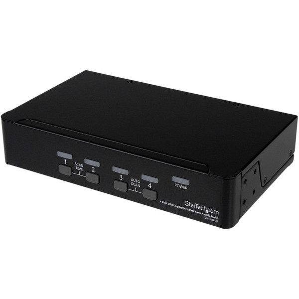 Startech.Com 4 Port Usb Displayport Kvm Switch With Audio SV431DPUA By StarTech